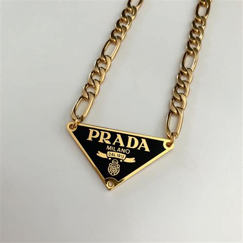 prada necklace leather|buy prada bracero.